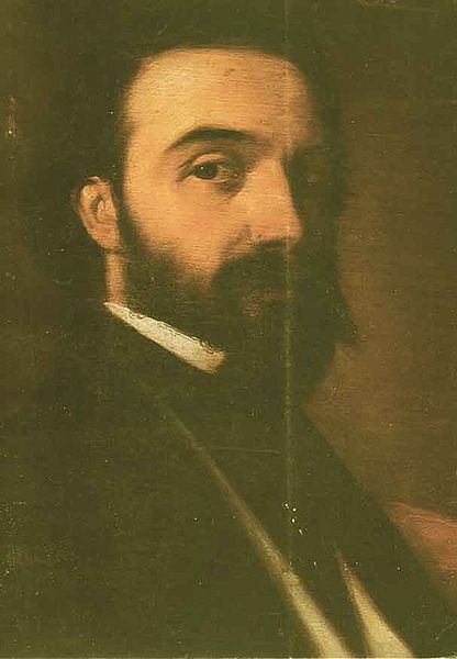 Đura Jakšić - autoportret